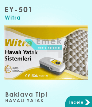 Baklava şekilli havalı yatak