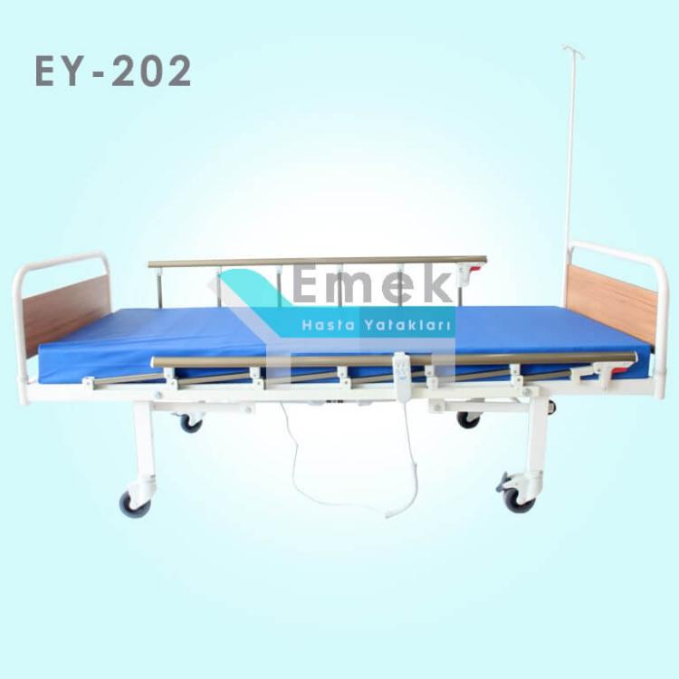 2 Motorlu MDF Başlıklı Hasta Yatağı EY-202