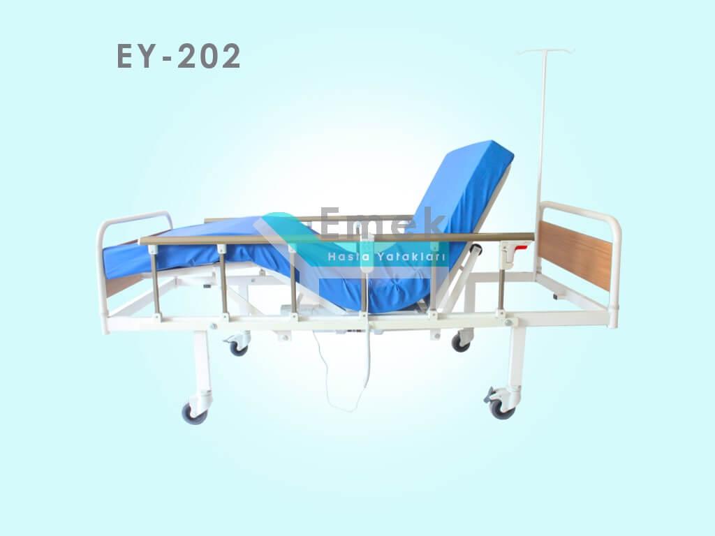 2 Motorlu MDF Başlıklı Hasta Yatağı EY-202