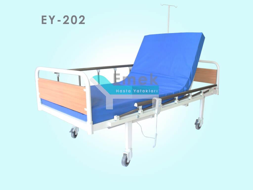 2 Motorlu MDF Başlıklı Hasta Yatağı EY-202