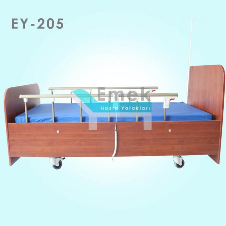 2 Motorlu Ahşap Hasta Yatağı EY-205