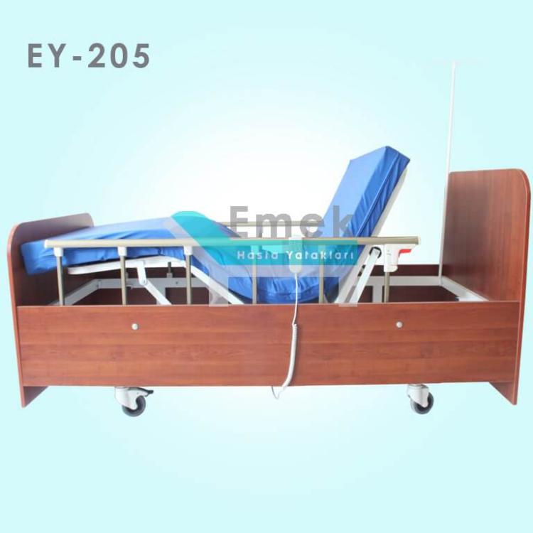 2 Motorlu Ahşap Hasta Yatağı EY-205