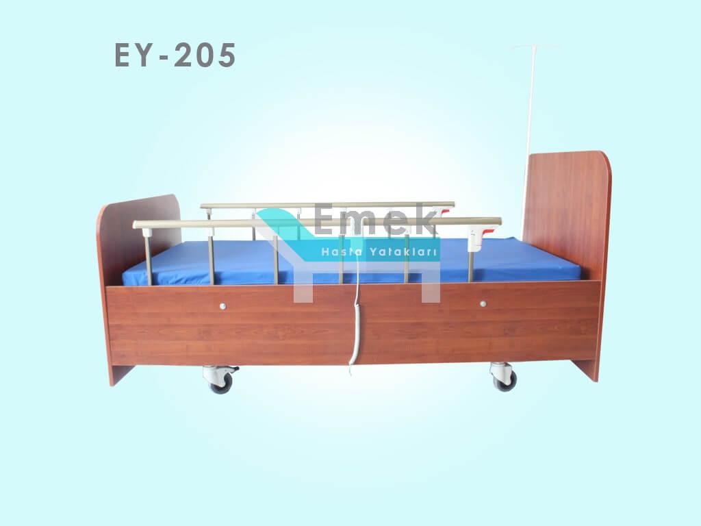 2 Motorlu Ahşap Hasta Yatağı EY-205