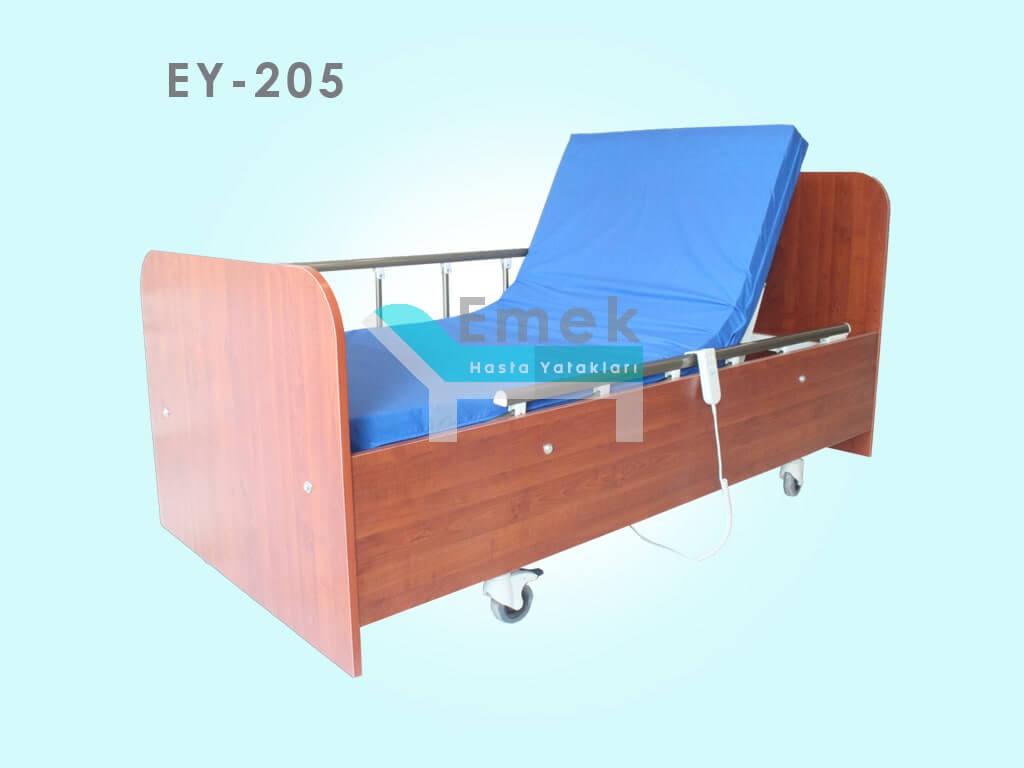 2 Motorlu Ahşap Hasta Yatağı EY-205